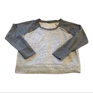 DKNY Jeans Double Zip detail grey sweatshirt